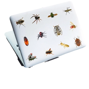 50 pieces of realistic waterproof insect stickers for laptop, fridge, and water bottles