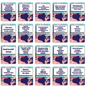 Full set of 50 English couples conversation game cards for date nights and party icebreaking
