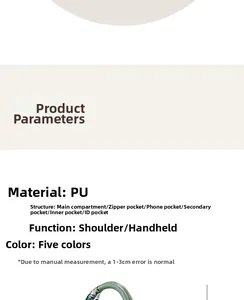 Detailed view of the PU leather handle with decorative silk scarf and multi-pocket interior