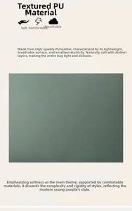 Detail der weichen Morandi-grauen PU-Lederstruktur zeigt atmungsaktives und flexibles Material