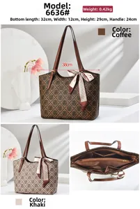 Detailed views of checkerboard tote bag with dimensions and interior structure overview
