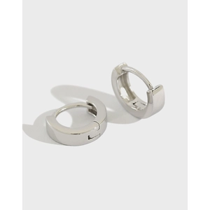 925 Sterlingsilber Huggie Hoop Ohrringe Für Damen Minimalistisch Geometrisch Poliert Klein Groß Schmal Breit Silberschmuck