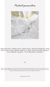 Makro-Detail der S925 Sterlingsilber Kette mit 5,9 mm ovalen Gliedern und Hochglanzpolitur