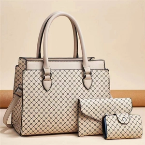 Damen Mode Tote Und Umhängetasche Und Clutch Und Kartenhalter Große Kapazität PU Leder Bedruckte Schultertasche Geschenk
