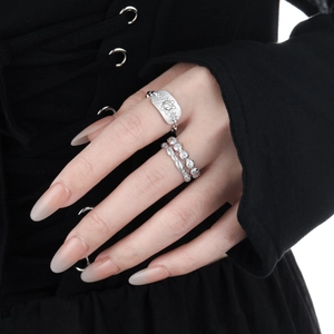 S925 Sterlingsilber Gestreifter Ring Für Damen 18K Vergoldet Zirkonia Eingelegt Verstellbarer Offener Ring Vintage Schmuck Geschenk
