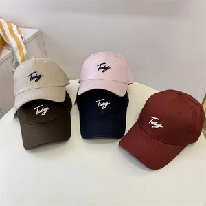 Classic cotton baseball caps with Today embroidery in five trendy various colors