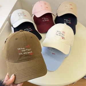Berretto da Baseball Casual con Ricamo The Sun The Moon And The Stars Lettere Regolabile Cappello da Sole per Donna Uomo Outdoor
