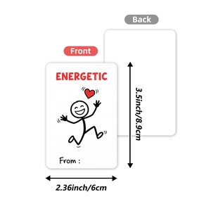 Funny minimalist stick figure couple cards with energetic text and red heart design