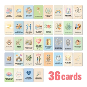 Inspirational Affirmation Cards Healing Watercolor Illustration Positive Quotes For Encouragement Greeting Cards