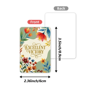 Lot de cartes florales aquarelle avec lettrage doré pour décoration murale de maison