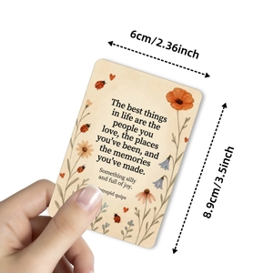 Set mit positiven Humor-Karten für Journals und Wanddeko in der Größe 6x8,9cm
