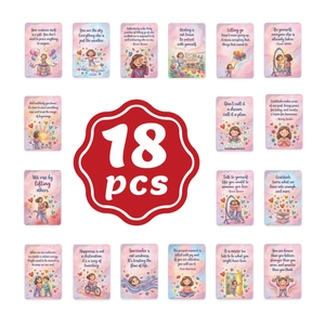 Positive Affirmation Cards For Kids Women Healing Quotes Watercolor Illustration Decorative Cards For Home Office Journal