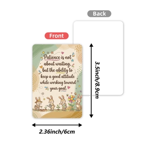 Lot de 36 cartes d'animaux mignons avec citations pour décoration murale et scrapbooking
