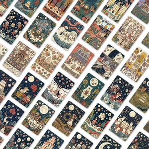 36-piece vintage fairytale illustration cards for scrapbooking and wall decor set