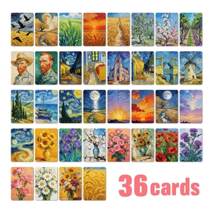 Van Gogh Ölgemälde Kunstkarten Kollektion Für Hauswand Deko DIY Scrapbook Ästhetische Impressionistische Malerei Postkarte