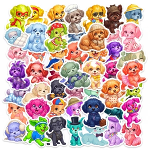 Waterproof Cartoon Dog Stickers Aesthetic Puppy Decals For Water Bottle Laptop Scrapbooking Journaling Kids Stationery Decor
