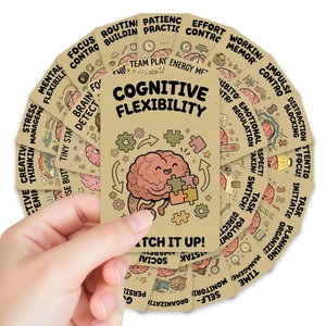 36 pieces of affirmation cards for cognitive flexibility and mental health training