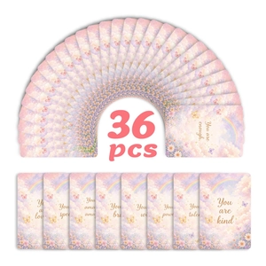 Set di 36 carte di affermazione positiva con design pastello per bambini e studenti