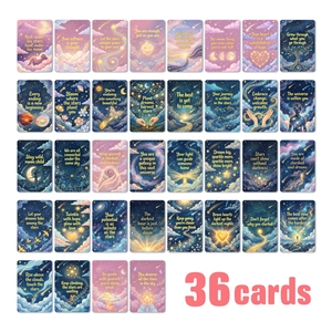 Inspirierende Sternenhimmel Karten Traumhafte Ästhetische Dekokarten Heilende Zitate Grußkarten Für Wanddeko Journaling Geschenk