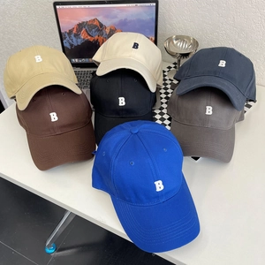 Verstelbare Honkbalpet Voor Grote Hoofdomtrek Katoenmix Letterborduurwerk Zachte Kroon Zonbescherming Duck Tongue Hat Voor Heren Dames Casual Outdoor Pet