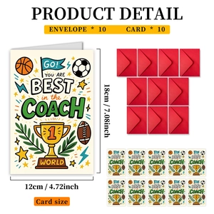 Dettaglio dei biglietti Best Coach con elementi sportivi e buste rosse incluse