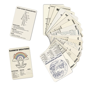Set di 18 carte per la regolazione delle emozioni per meditazione e terapia mentale