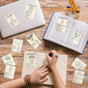 Set di 18 carte per la salute mentale per la regolazione emotiva e decorazione da tavolo