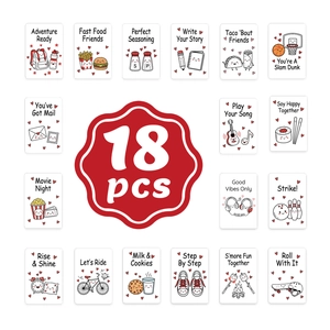Set of 18 cute cartoon motivational reward cards with hand-drawn illustrations
