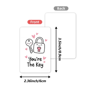 36-piece kids lunch box notes with You're The Key inspirational text and cute drawings