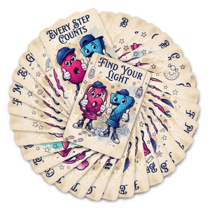 Carte educative delle emozioni per bambini con numeri personificati in stile cartone animato