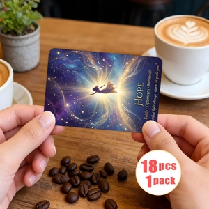 Σετ 18 καρτών διαλογισμού με έναστρο ουρανό για καθημερινή θετική έμπνευση