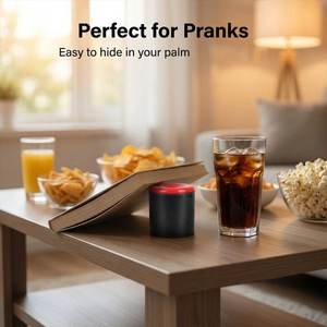 Mini Le Tooter prank noise maker held in palm for perfect hilarious fart sound pranks