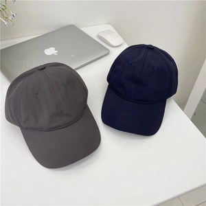 Quick-dry breathable baseball caps for men and women shown in dark gray and navy blue