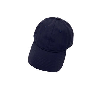 Deep blue quick-dry baseball cap for men and women with lightweight breathable mesh fabric
