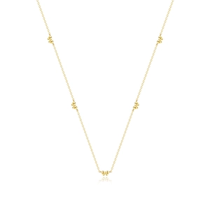 Collier élégant à pendentif nœud en argent S925 doré avec chaîne à pampilles