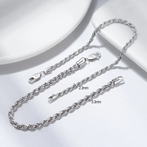 925 Sterlingsilber Seilkette Armband Geflochtener Twist Italienisches Design Schmuck Für Damen Herren Klassisches Silber Armband