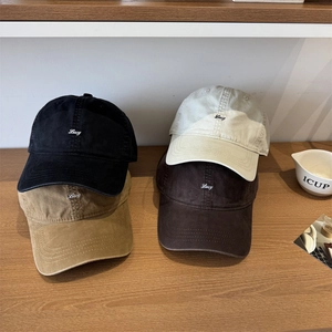 Classic cotton baseball caps with Lucy embroidery in four assorted vintage colors