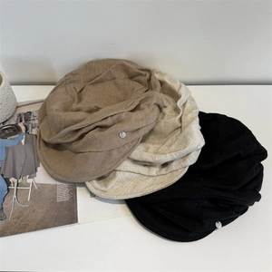 Damen Relaxed Japanischer Stil Sonnenschutz Schiebermütze Dünn Atmungsaktiv Polyester Schirmmütze Mit Metall-Etikett Sommer Hut