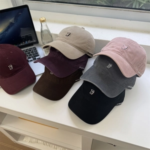 Berretto da Baseball Vintage Lavato Usurato Lettera F Donna Uomo Regolabile Cotone Morbido Sport All'aperto Cappello Sole