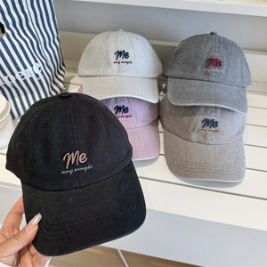 Vintage Plaid Embroidered Baseball Cap For Women Men Adjustable Sun Protection Breathable Casual Outdoor Fashion Hat