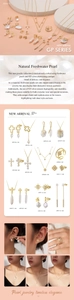 Catalogue détaillé de boucles d'oreilles et colliers en argent S925 et perles en or 14K