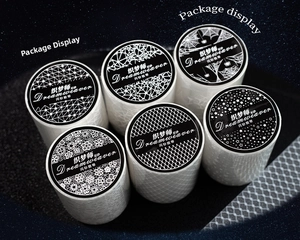 Detail view of Dreamweaver glitter tape set showing decorative lace and mesh patterns