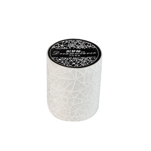 Sparkling Dreamweaver series glitter washi tape with white geometric patterns for DIY journals