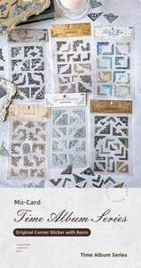 Gros plan d'autocollants 3D en résine époxy vintage avec des cadres en relief pour scrapbooking