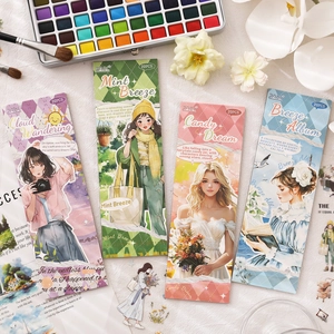 Collezione di adesivi artistici ZABC per decorazioni di diari fai-da-te e scrapbooking