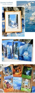 Détail du papier de scrapbooking paysage naturel avec impressions de forêt artistiques