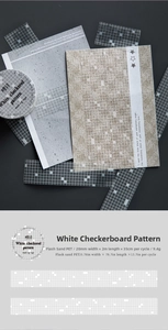 Macro detail of grid pattern PET masking tape with flash sand texture for DIY crafts
