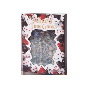 Alice's Time Game stickers set box featuring 100 pieces of fantasy theme scrapbooking material