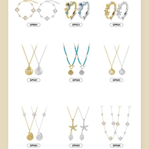 Collection of S925 sterling silver ocean jewelry with pearls, starfish and shells