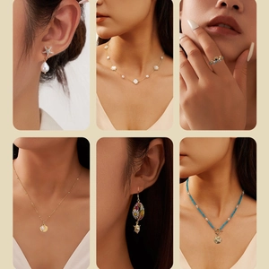Elegant S925 silver ocean-themed jewelry collection with pearls, starfish and shells